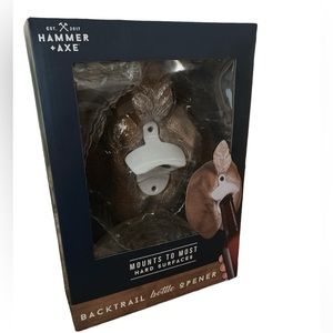 Bottle Opener BACKTRAIL Hammer + Axe Cast Iron Whitetail Deer New